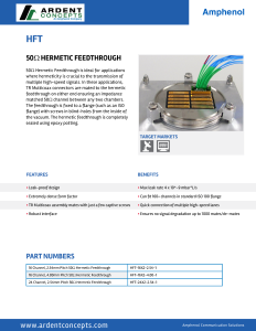 HFT Datasheet